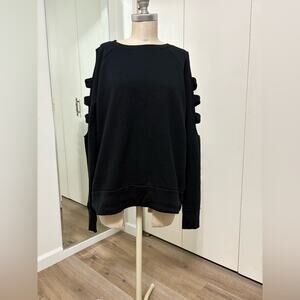 Zella Black Crew Neck Sweater